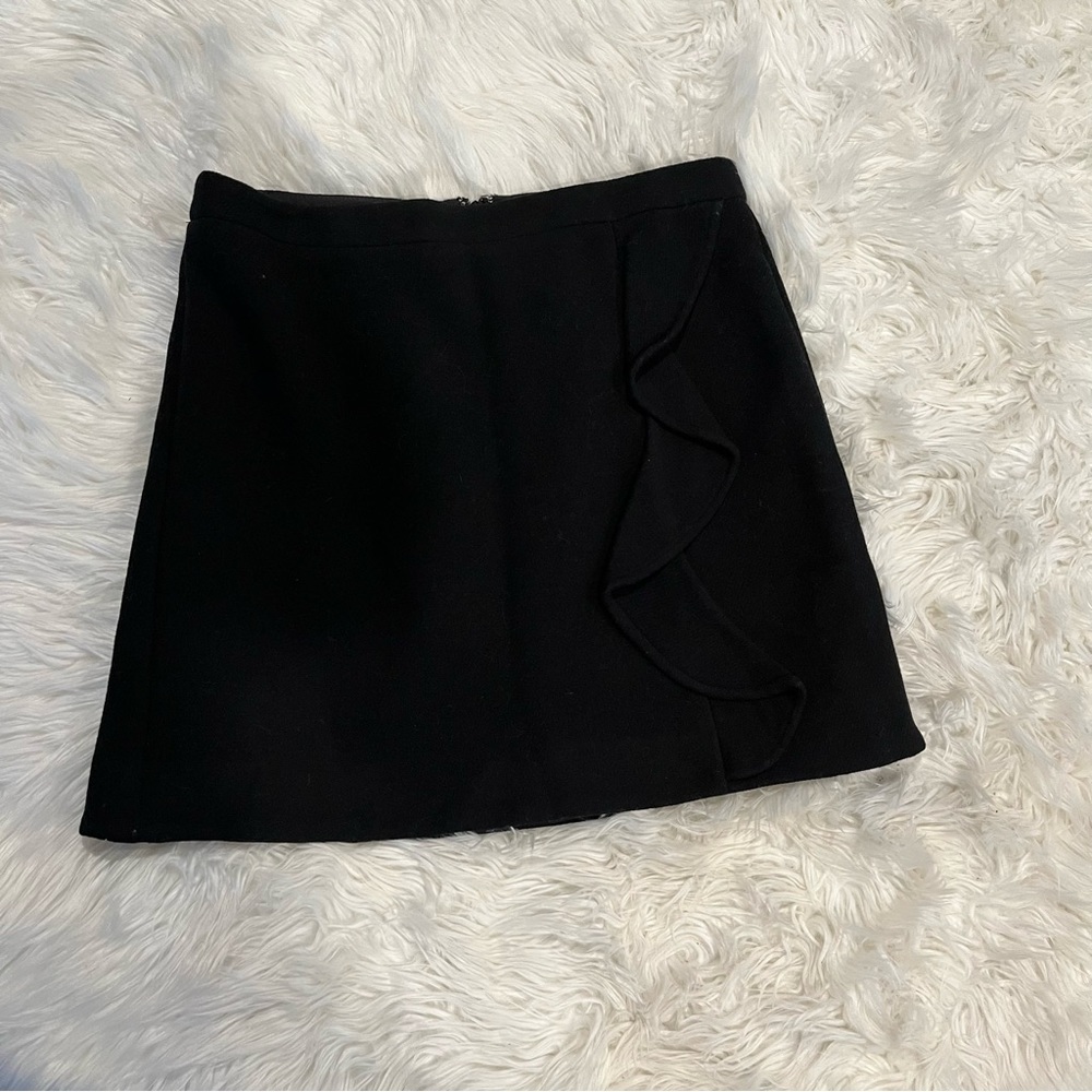 J. CREW MERCANTILE Wool Ruffle skirt - Picture 3 of 7